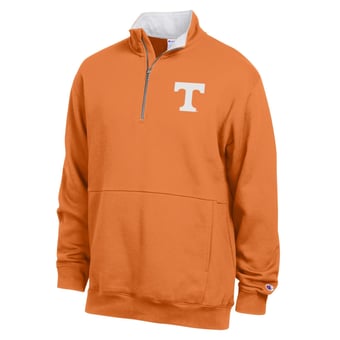 Men's Champion  Tennessee Orange Tennessee Volunteers Fleece Quarter-Zip Pullover