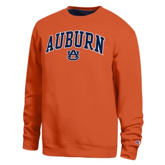 Men's Champion  Orange Auburn Tigers Arch Sweatshirt