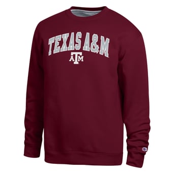 Men's Champion  Maroon Texas A&M Aggies Arch Sweatshirt