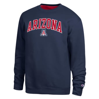 Men's Champion  Navy Arizona Wildcats Arch Sweatshirt