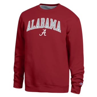 Men's Champion  Crimson Alabama Crimson Tide Arch Sweatshirt