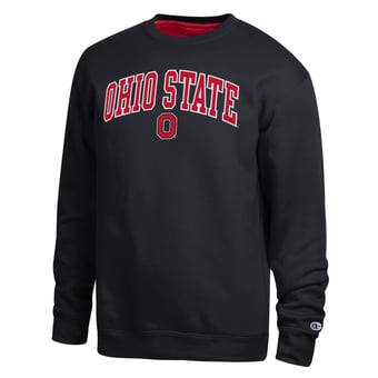 Men's Champion  Black Ohio State Buckeyes Arch Sweatshirt