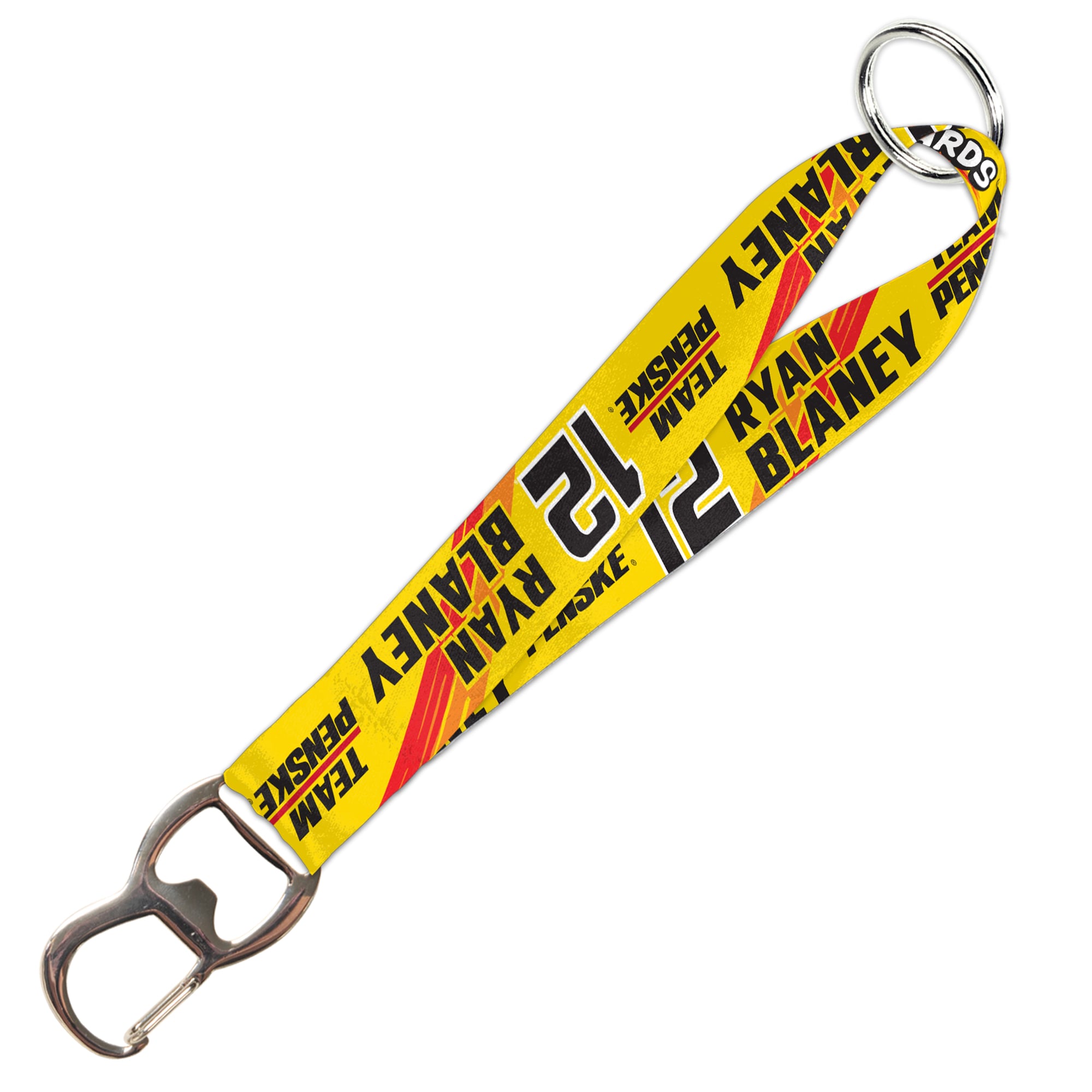 WinCraft Ryan Blaney Bottle Opener Key Strap WinCraft Ryan Blaney Bottle Opener Key Strap