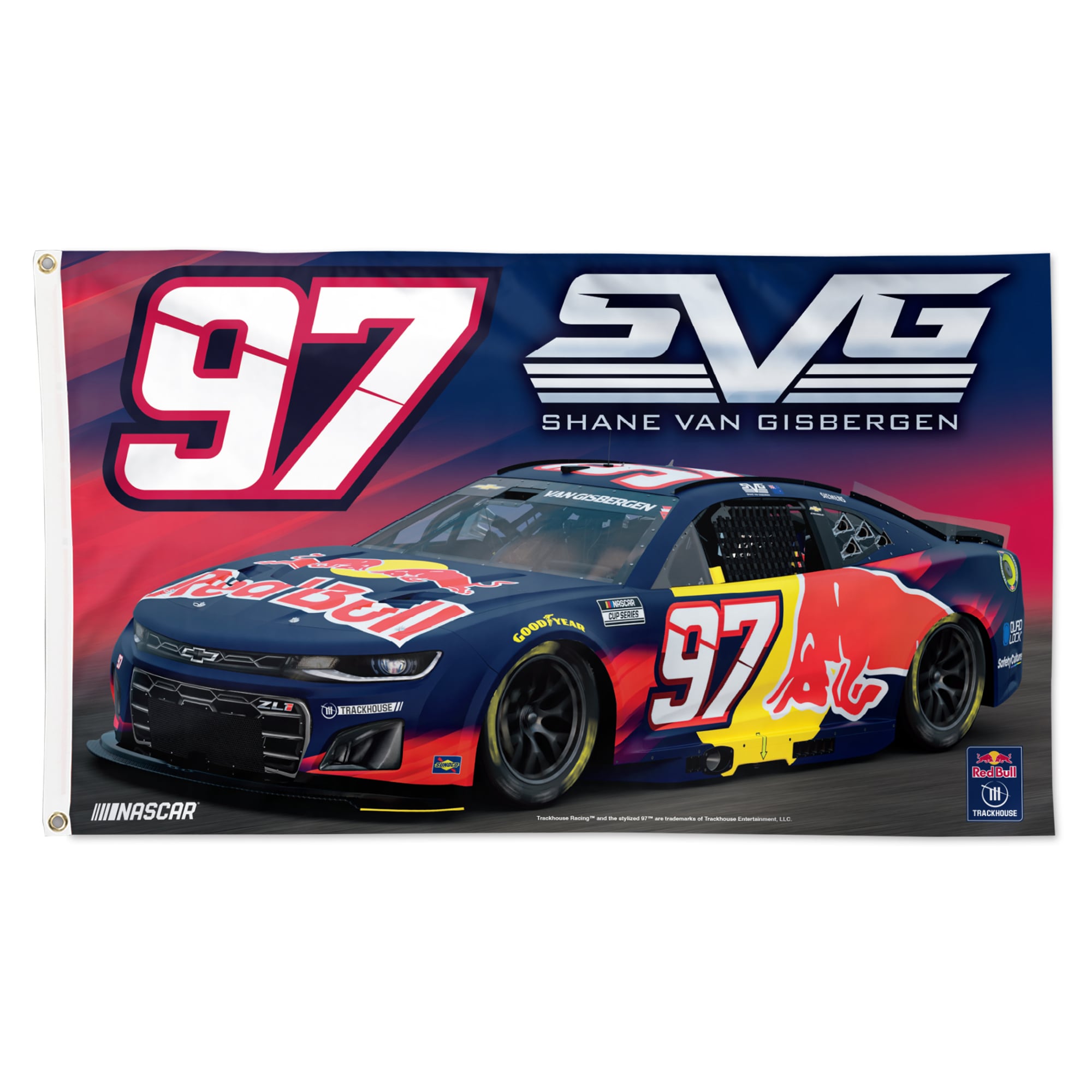 WinCraft Shane van Gisbergen 3′ x 5′ Single-Sided Deluxe Flag