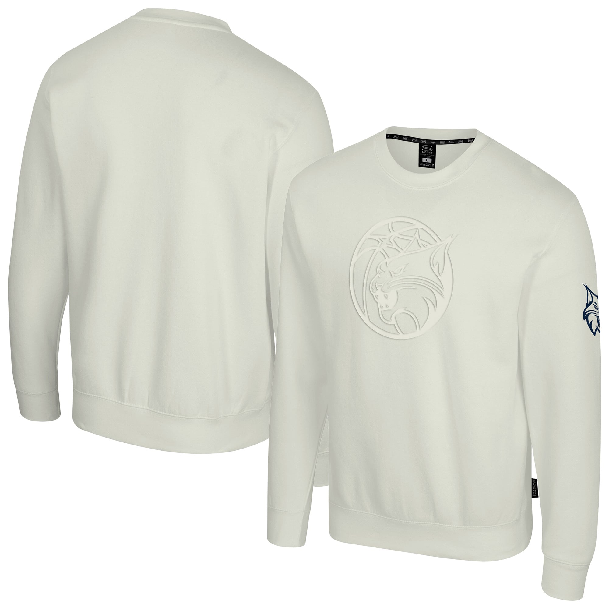 Unisex Stadium Essentials  Cream Minnesota Lynx Debossed Minimalist Sweatshirt