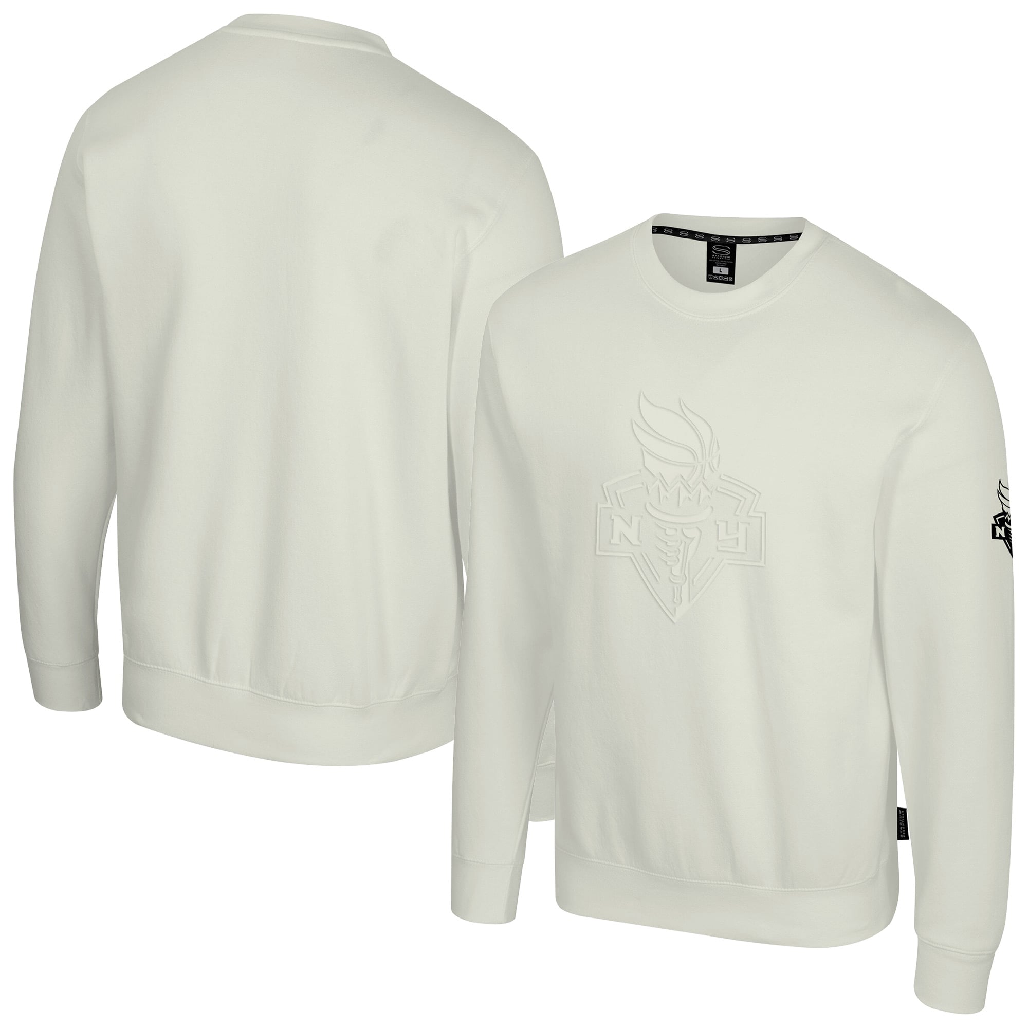 Unisex Stadium Essentials  Cream New York Liberty Debossed Minimalist Sweatshirt