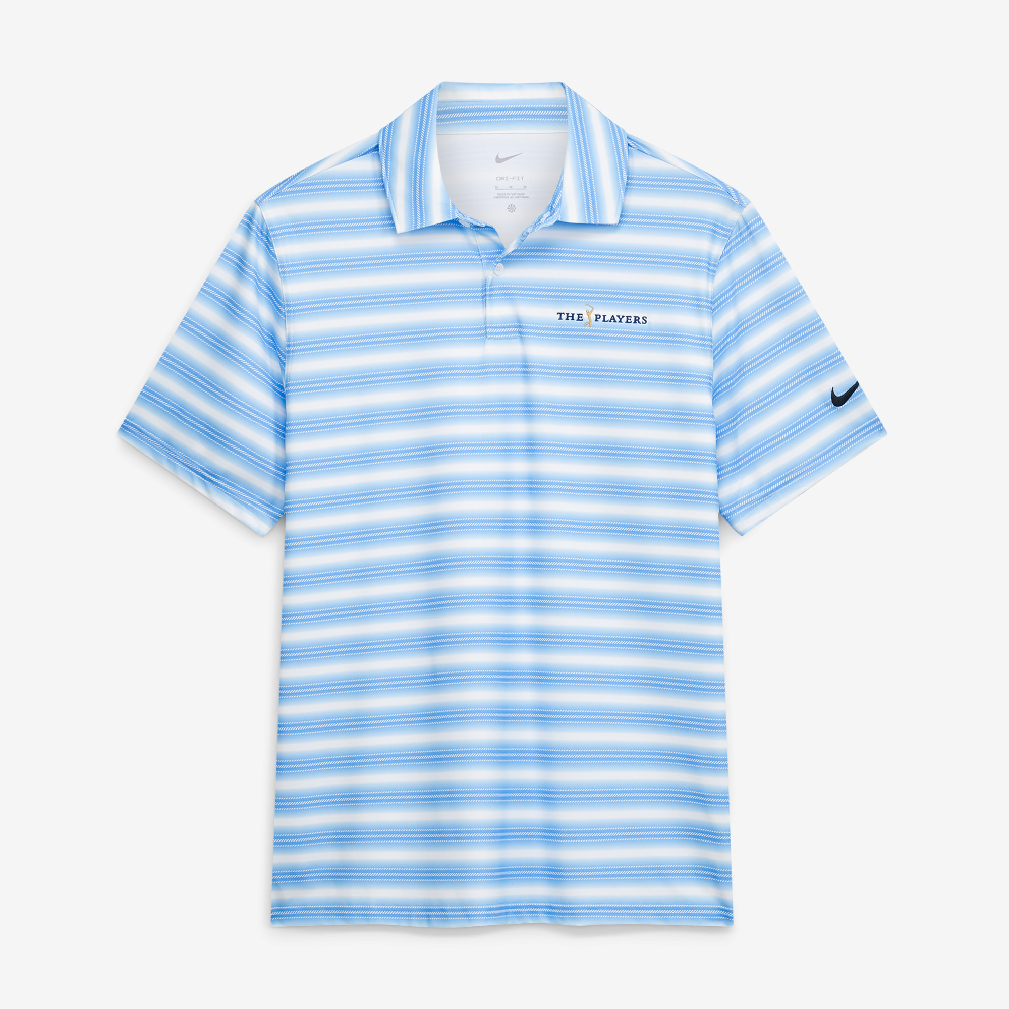 Men's Nike Blue THE PLAYERS Velocity Stripe Dri-FIT Polo