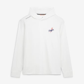 Men's Greatness Wins  White Los Angeles Dodgers Core Tech Lightweight Hoodie