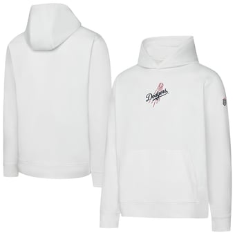 Men's Greatness Wins  White Los Angeles Dodgers Core Tech Hoodie