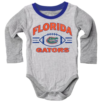 Infant Wes & Willy  Heather Gray Florida Gators Jie Jie Hopper Set
