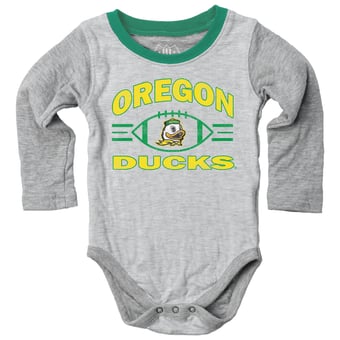 Infant Wes & Willy  Heather Gray Oregon Ducks Jie Jie Hopper Set