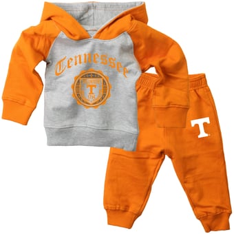 Infant Wes & Willy  Tennessee Orange Tennessee Volunteers Raglan Hoodie and Sweatpants Set