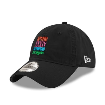 Men's New Era Black LA28 Superbloom Collection 9TWENTY Adjustable Hat