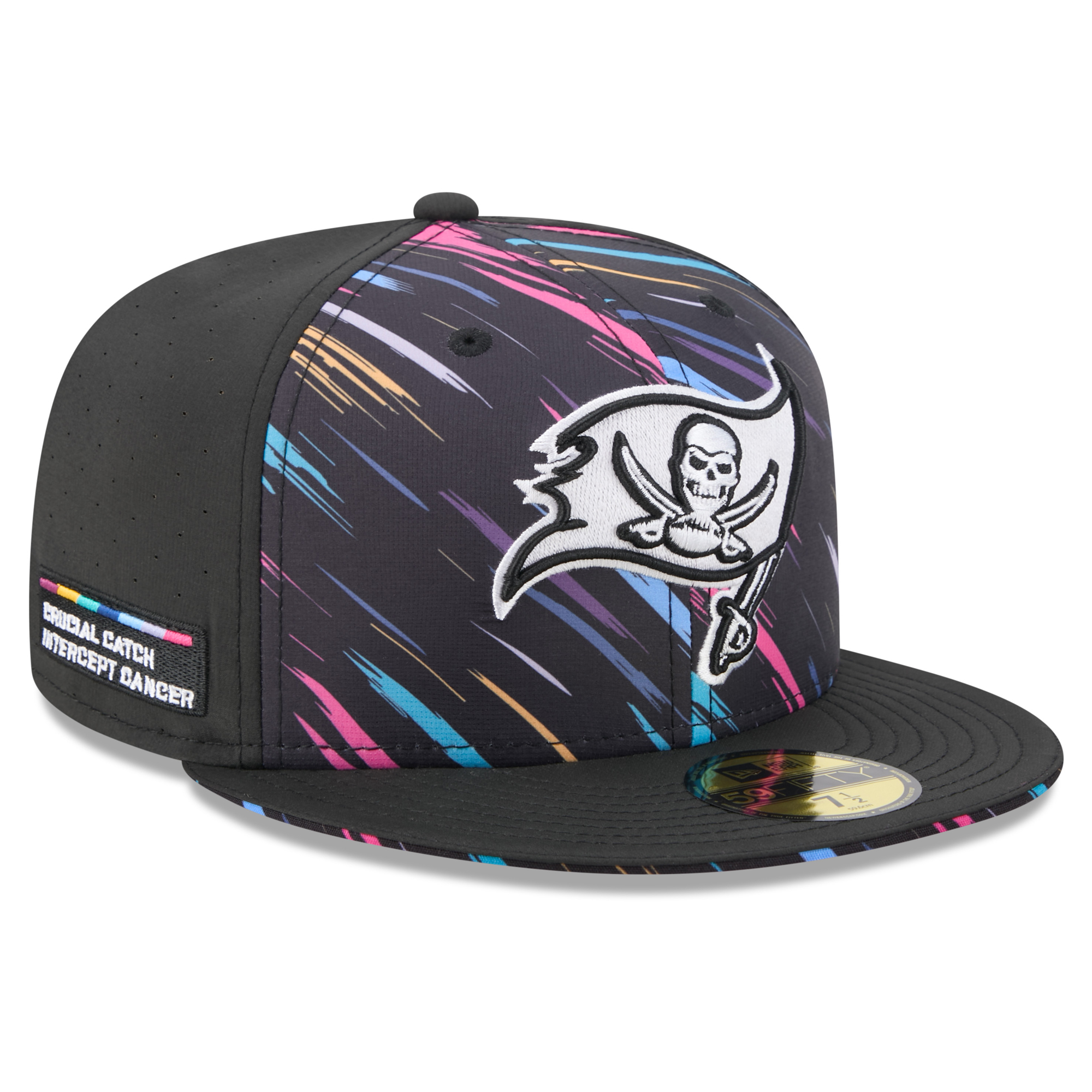 Men's New Era Black Tampa Bay Buccaneers 2026 NFL Crucial Catch 59FIFTY Fitted Hat