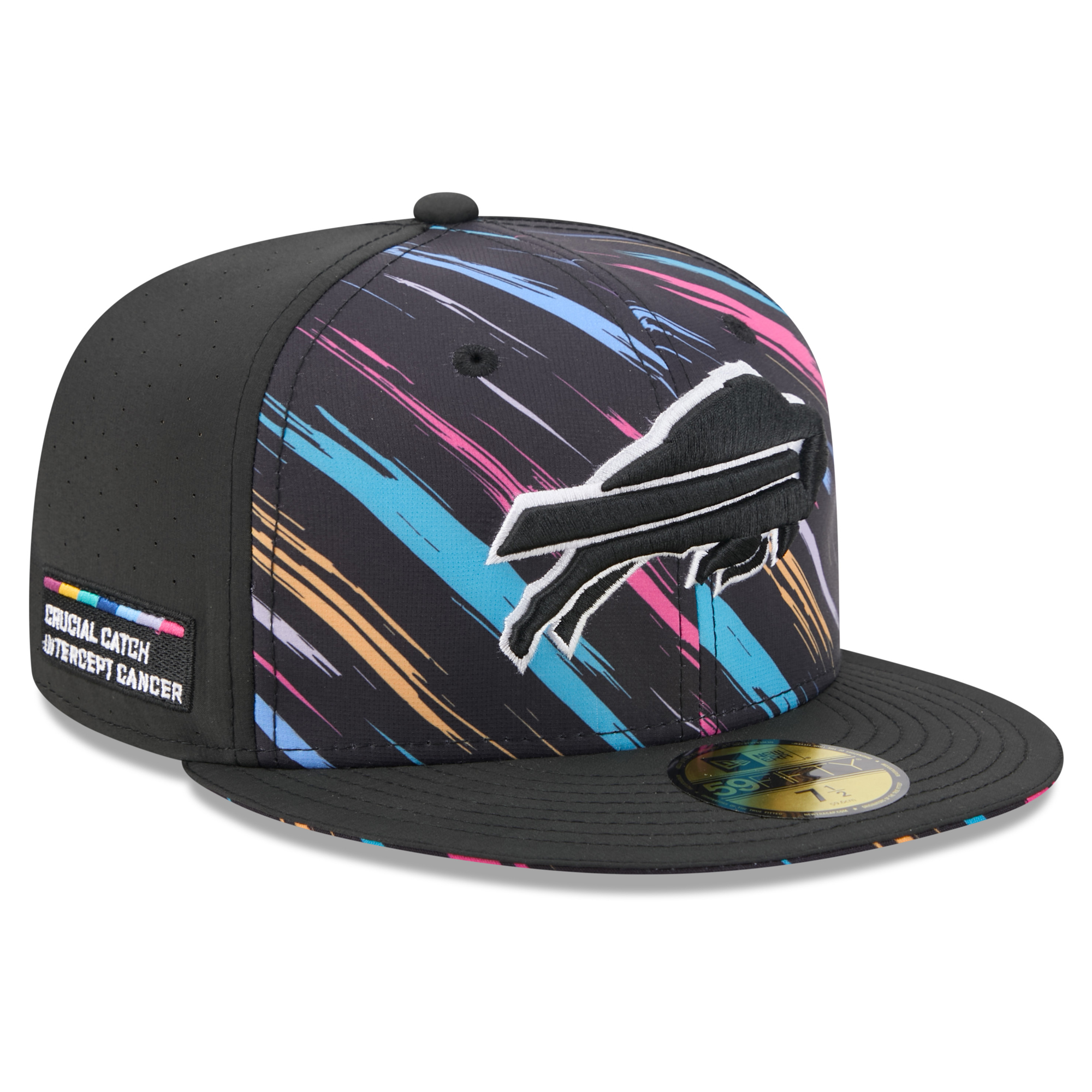 Men’s New Era Black Buffalo Bills 2026 NFL Crucial Catch 59FIFTY Fitted Hat
