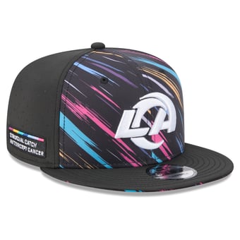 Men's New Era Black Los Angeles Rams 2026 NFL Crucial Catch 9FIFTY Snapback Hat