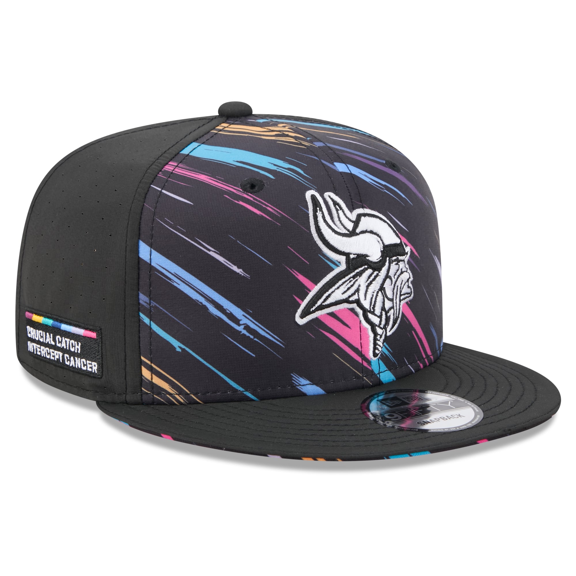 Men's New Era Black Minnesota Vikings 2026 NFL Crucial Catch 9FIFTY Snapback Hat