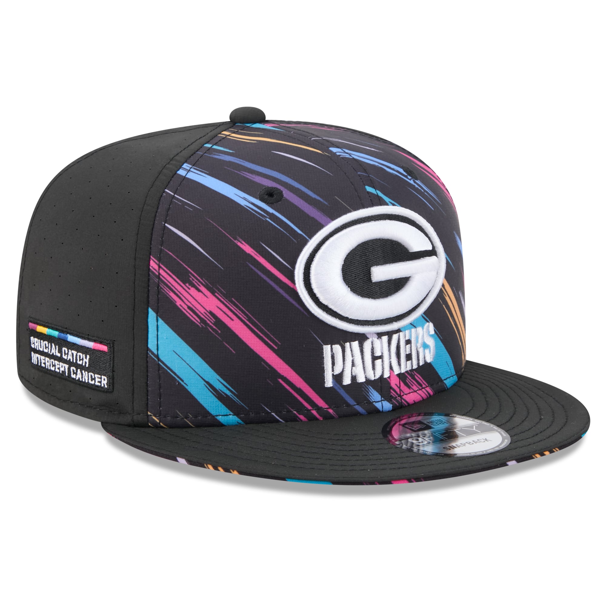 Men's New Era Black Green Bay Packers 2026 NFL Crucial Catch 9FIFTY Snapback Hat