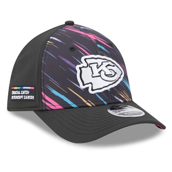 Men's New Era Black Kansas City Chiefs 2026 NFL Crucial Catch 39THIRTY M-Crown Stretch Hat
