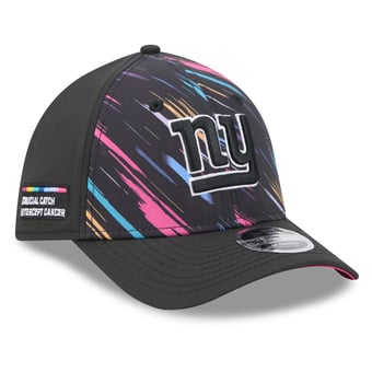Men's New Era Black New York Giants 2026 NFL Crucial Catch 39THIRTY M-Crown Stretch Hat
