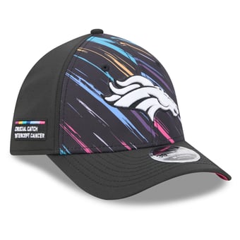 Men's New Era Black Denver Broncos 2026 NFL Crucial Catch 39THIRTY M-Crown Stretch Hat