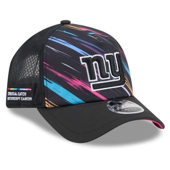 Men's New Era Black New York Giants 2026 NFL Crucial Catch 9FORTY Apex Adjustable Hat