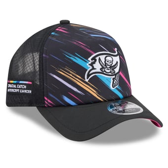 Men's New Era Black Tampa Bay Buccaneers 2026 NFL Crucial Catch 9FORTY Apex Adjustable Hat