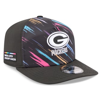 Men's New Era Black Green Bay Packers 2026 NFL Crucial Catch 19TWENTY Adjustable Hat