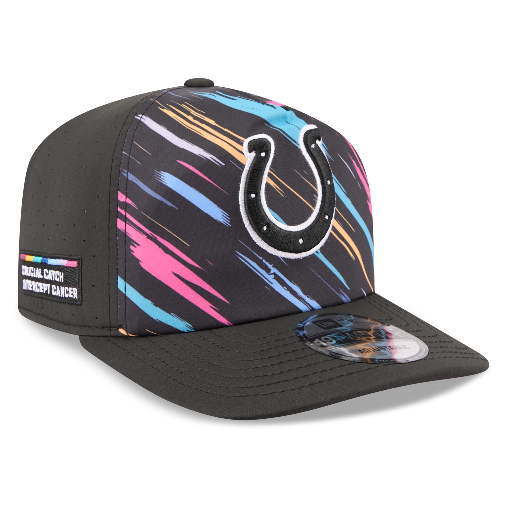 Men's New Era Black Indianapolis Colts 2026 NFL Crucial Catch 19TWENTY Adjustable Hat