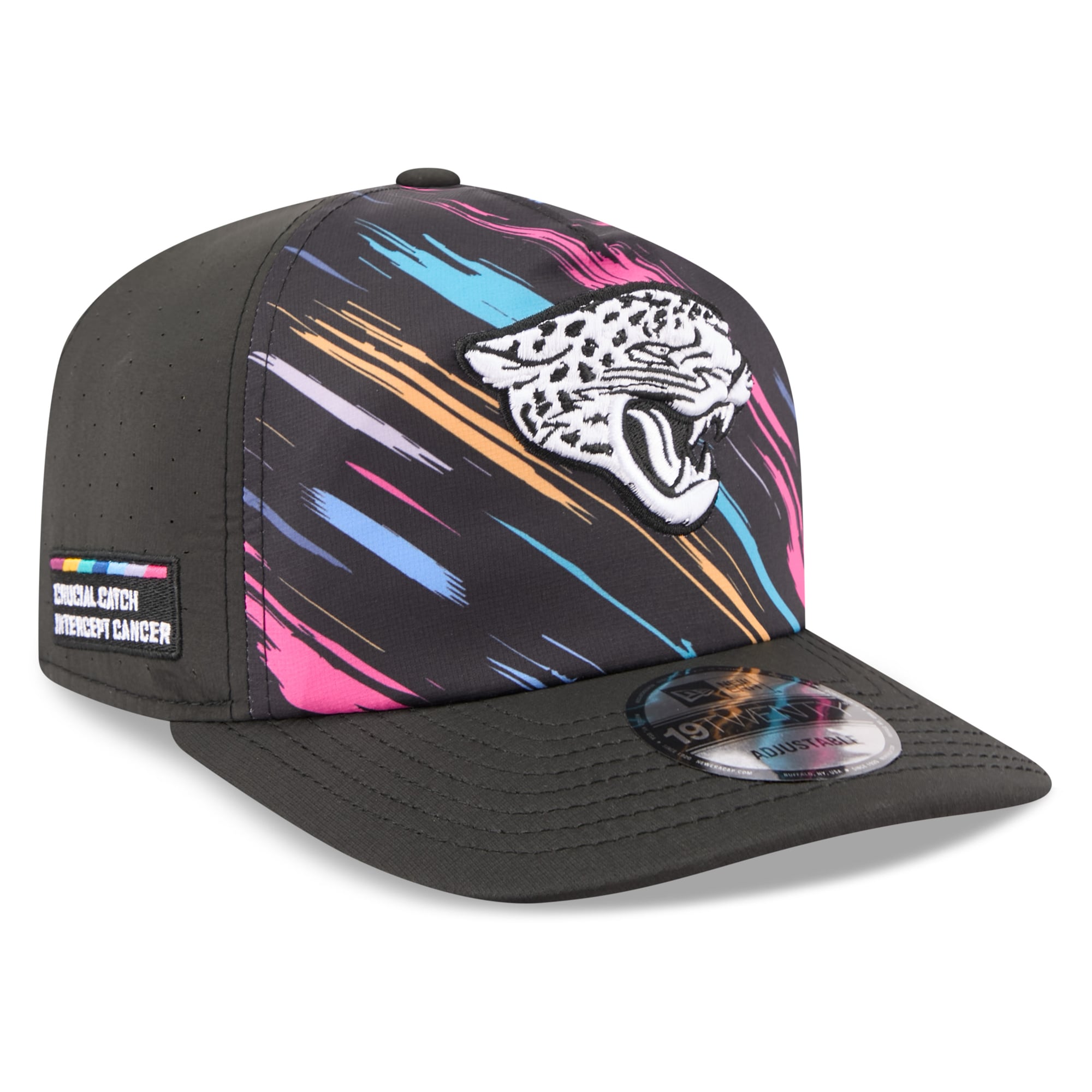 Men's New Era Black Jacksonville Jaguars 2026 NFL Crucial Catch 19TWENTY Adjustable Hat