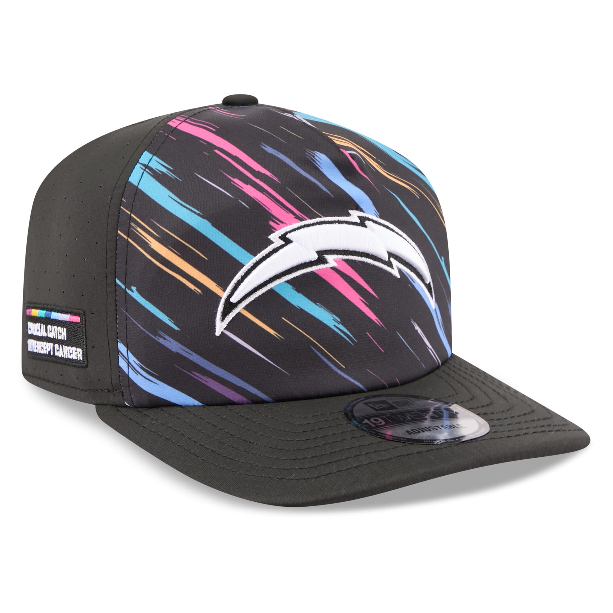Men's New Era Black Los Angeles Chargers 2026 NFL Crucial Catch 19TWENTY Adjustable Hat