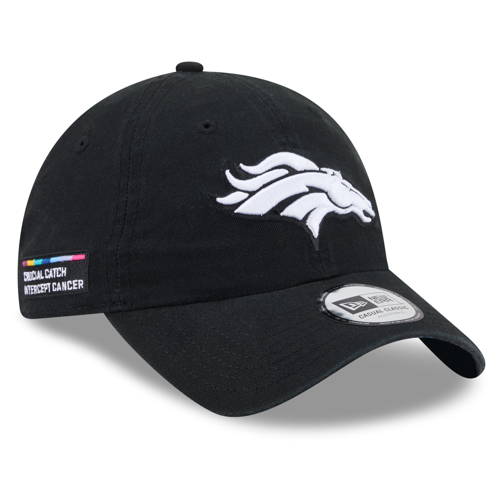 Men's New Era Black Denver Broncos 2026 NFL Crucial Catch Casual Classic Adjustable Hat