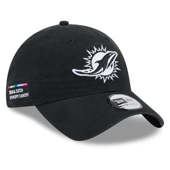 Men's New Era Black Miami Dolphins 2026 NFL Crucial Catch Casual Classic Adjustable Hat