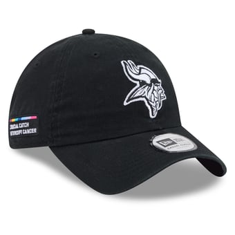 Men's New Era Black Minnesota Vikings 2026 NFL Crucial Catch Casual Classic Adjustable Hat