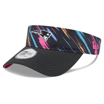 Men's New Era Black New England Patriots 2026 NFL Crucial Catch Adjustable Visor
