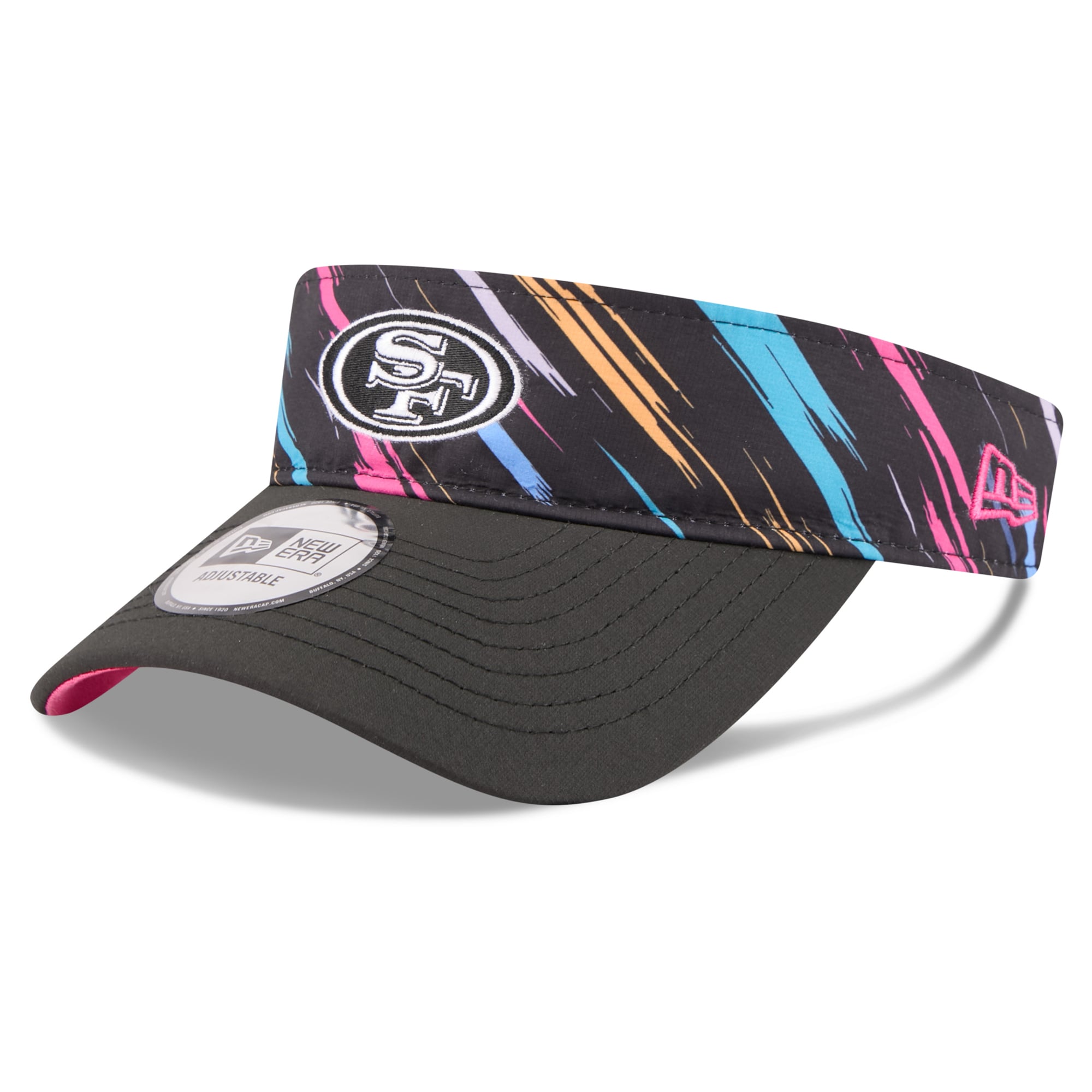 Men's New Era Black San Francisco 49ers 2026 NFL Crucial Catch Adjustable Visor