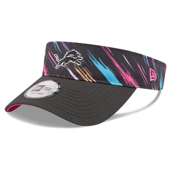 Men's New Era Black Detroit Lions 2026 NFL Crucial Catch Adjustable Visor