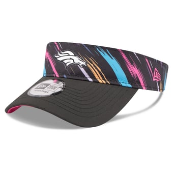 Men's New Era Black Denver Broncos 2026 NFL Crucial Catch Adjustable Visor