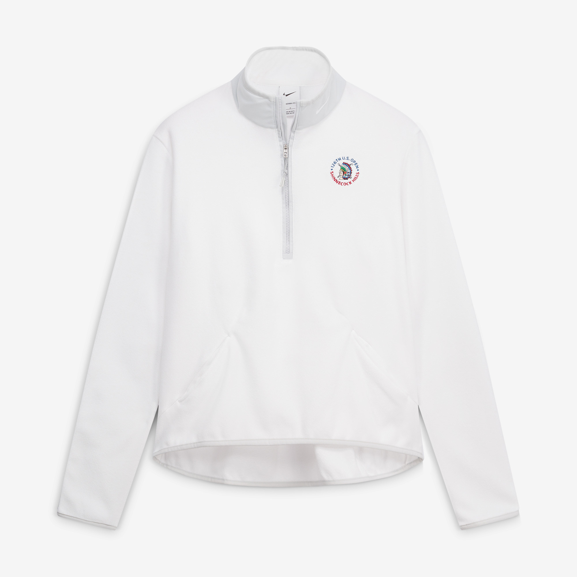 Women’s 2026 U.S. Open Nike Golf White Victory Half-Zip Therma-FIT Pullover Women’s 2026 U.S. Open Nike Golf White Victory Half-Zip Therma-FIT Pullover