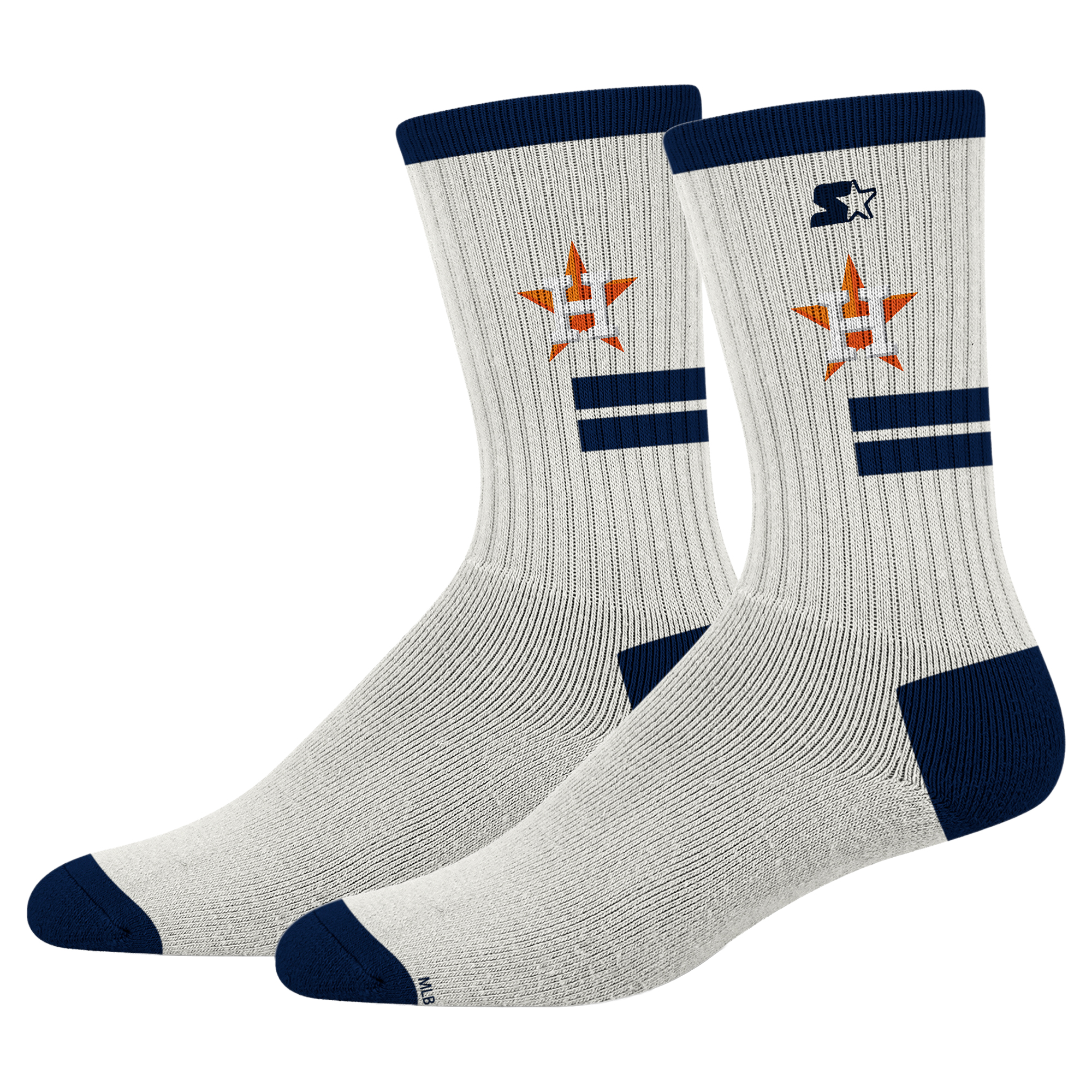 Unisex Starter  Cream Houston Astros Premiere Cushioned Crew Socks