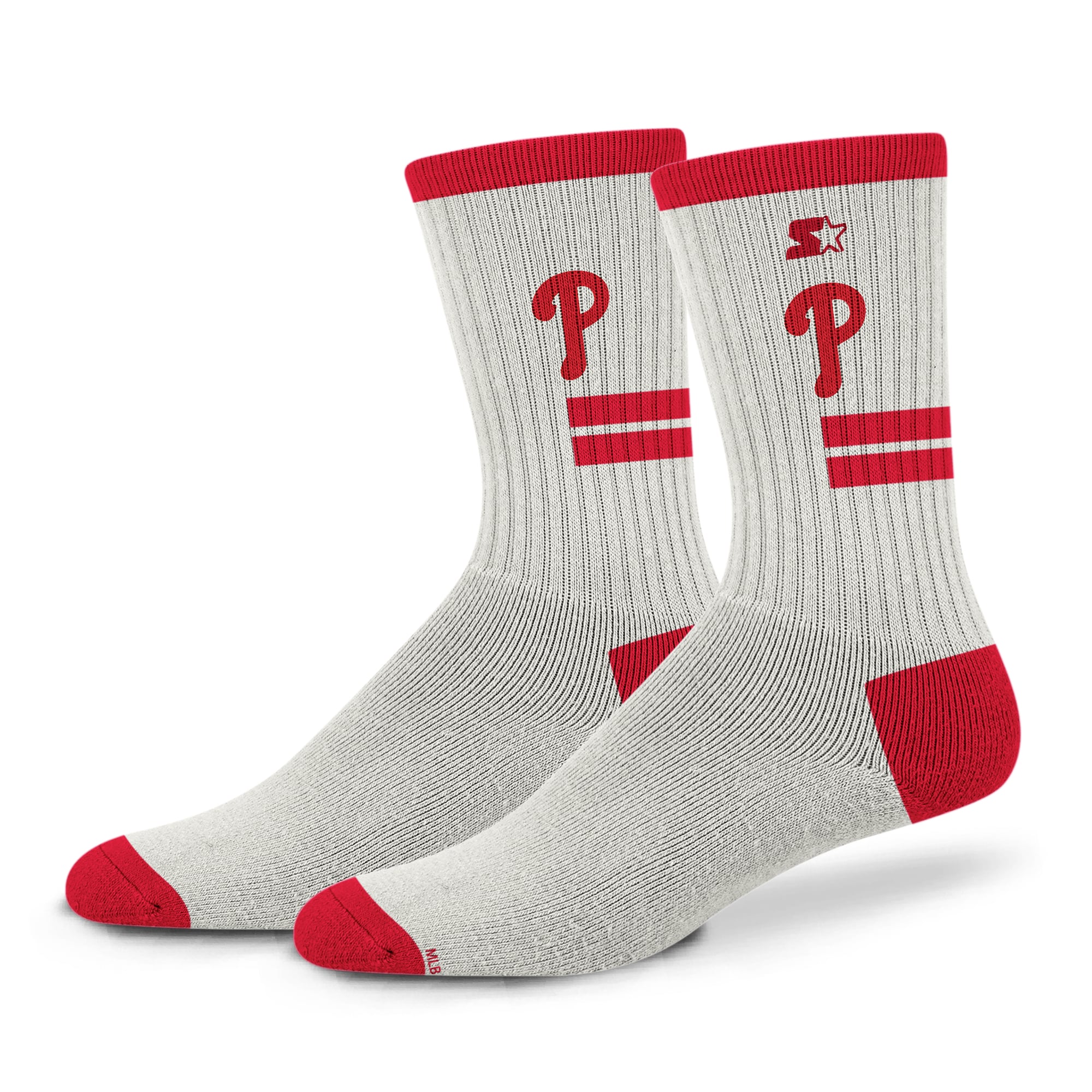 Unisex Starter  Cream Philadelphia Phillies Premiere Cushioned Crew Socks