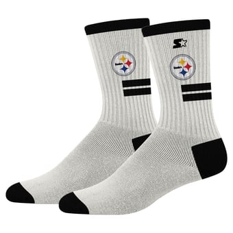 Unisex Starter  Cream Pittsburgh Steelers Premiere Cushioned Crew Socks