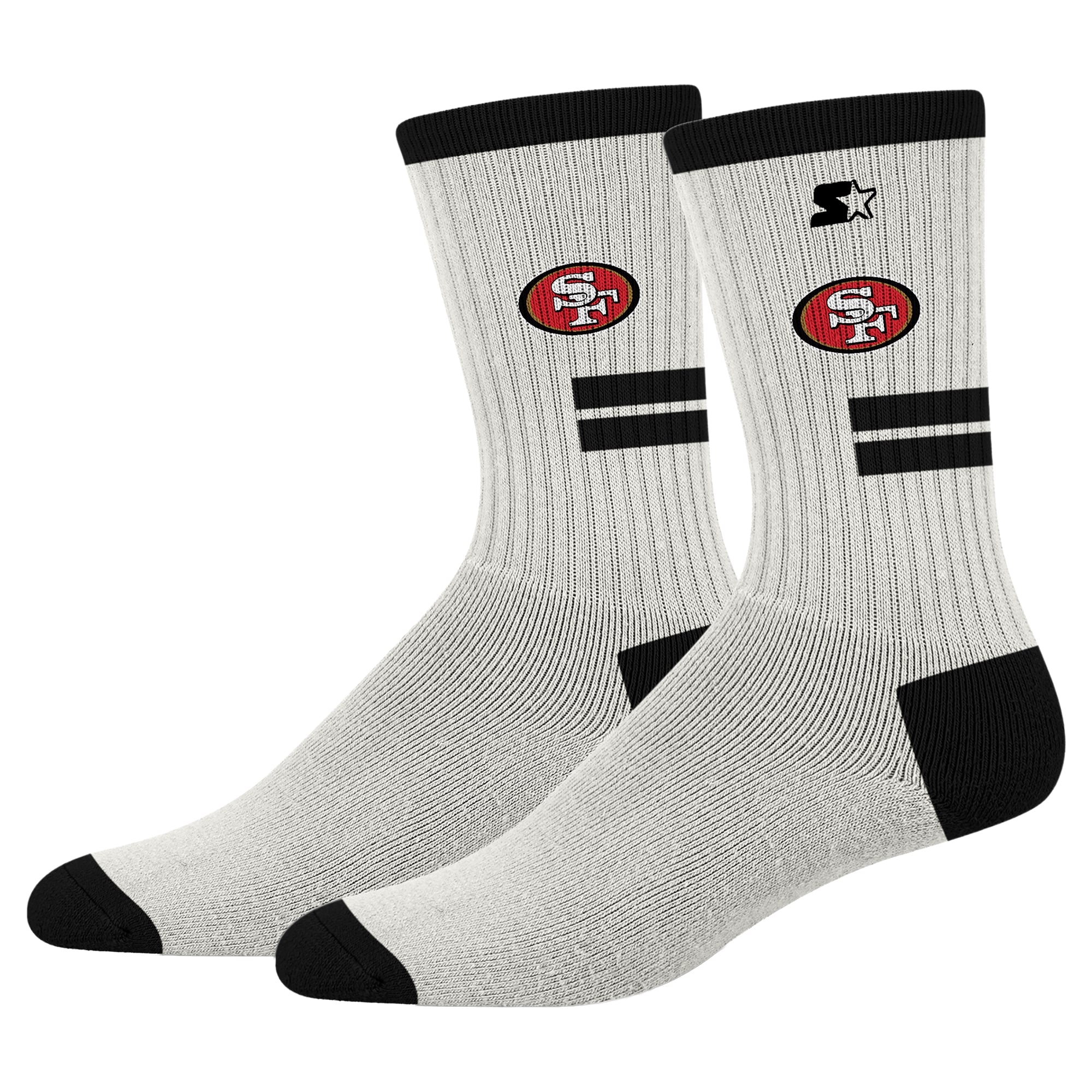 Unisex Starter Cream San Francisco 49ers Premiere Cushioned Crew Socks