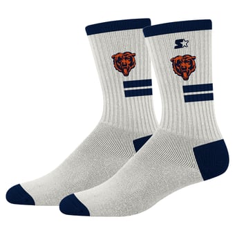 Unisex Starter  Cream Chicago Bears Premiere Cushioned Crew Socks