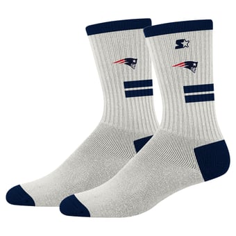 Unisex Starter  Cream New England Patriots Premiere Cushioned Crew Socks