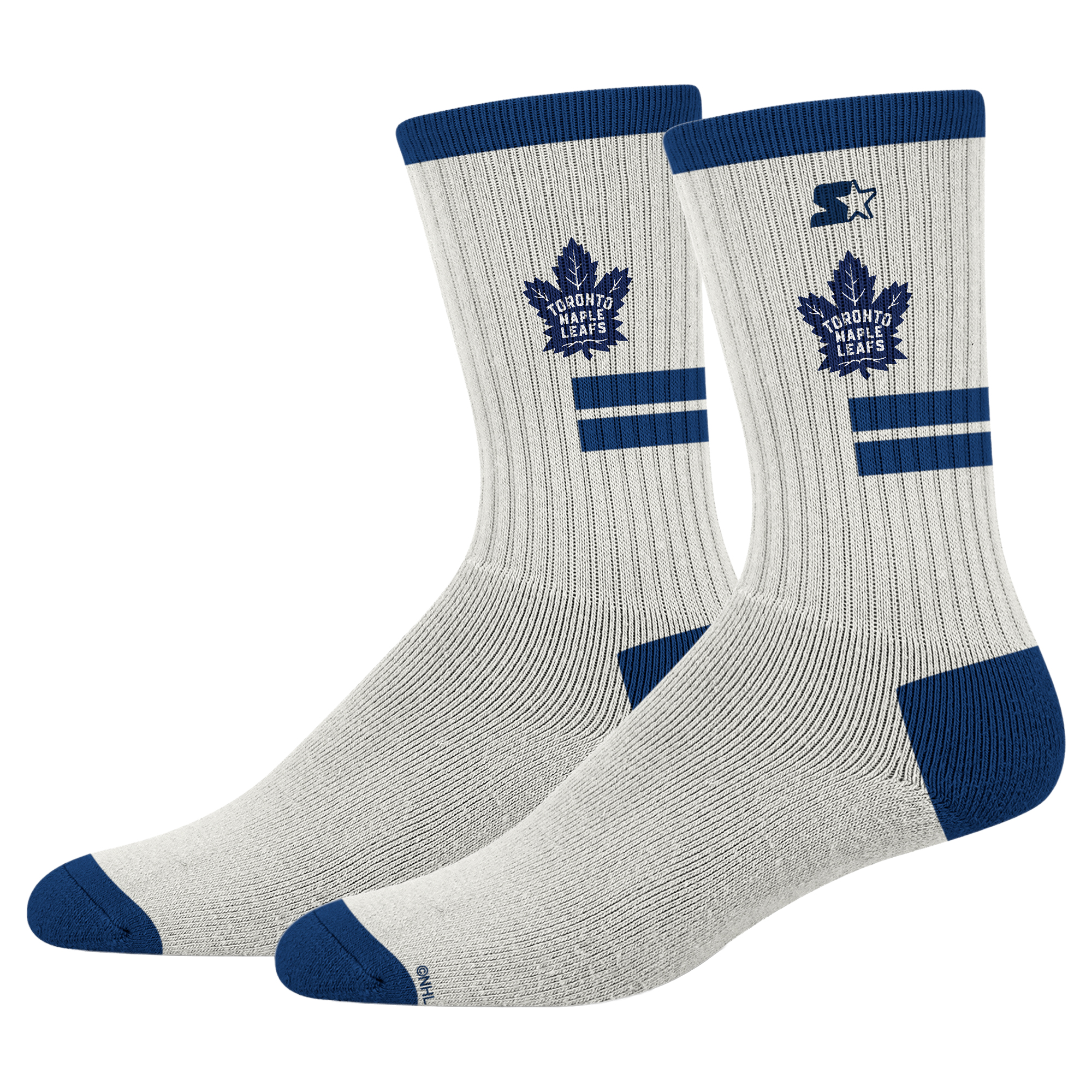 Unisex Starter  Cream Toronto Maple Leafs Premiere Cushioned Crew Socks