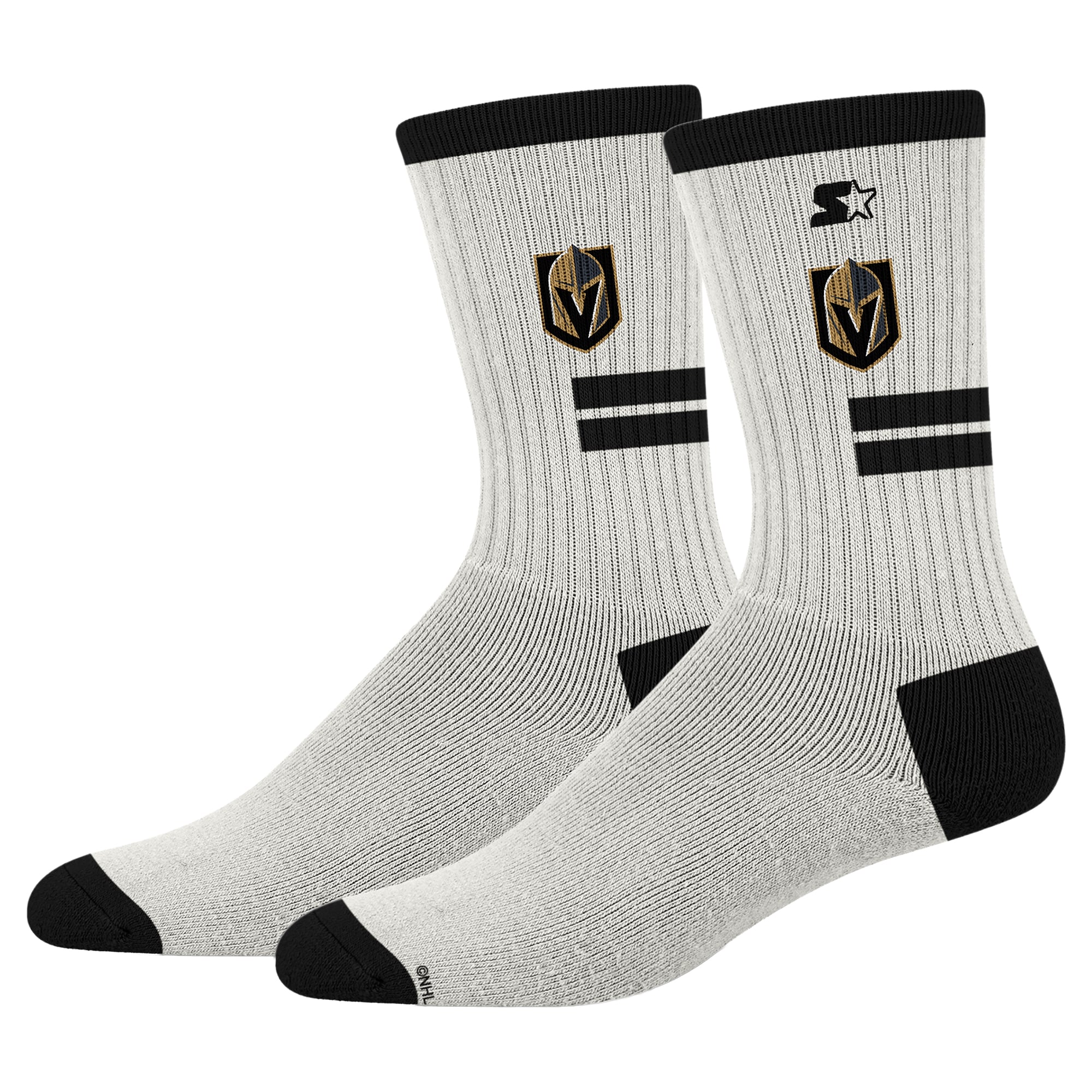 Unisex PRO Compression Cream Vegas Golden Knights Premiere Cushioned Crew Socks