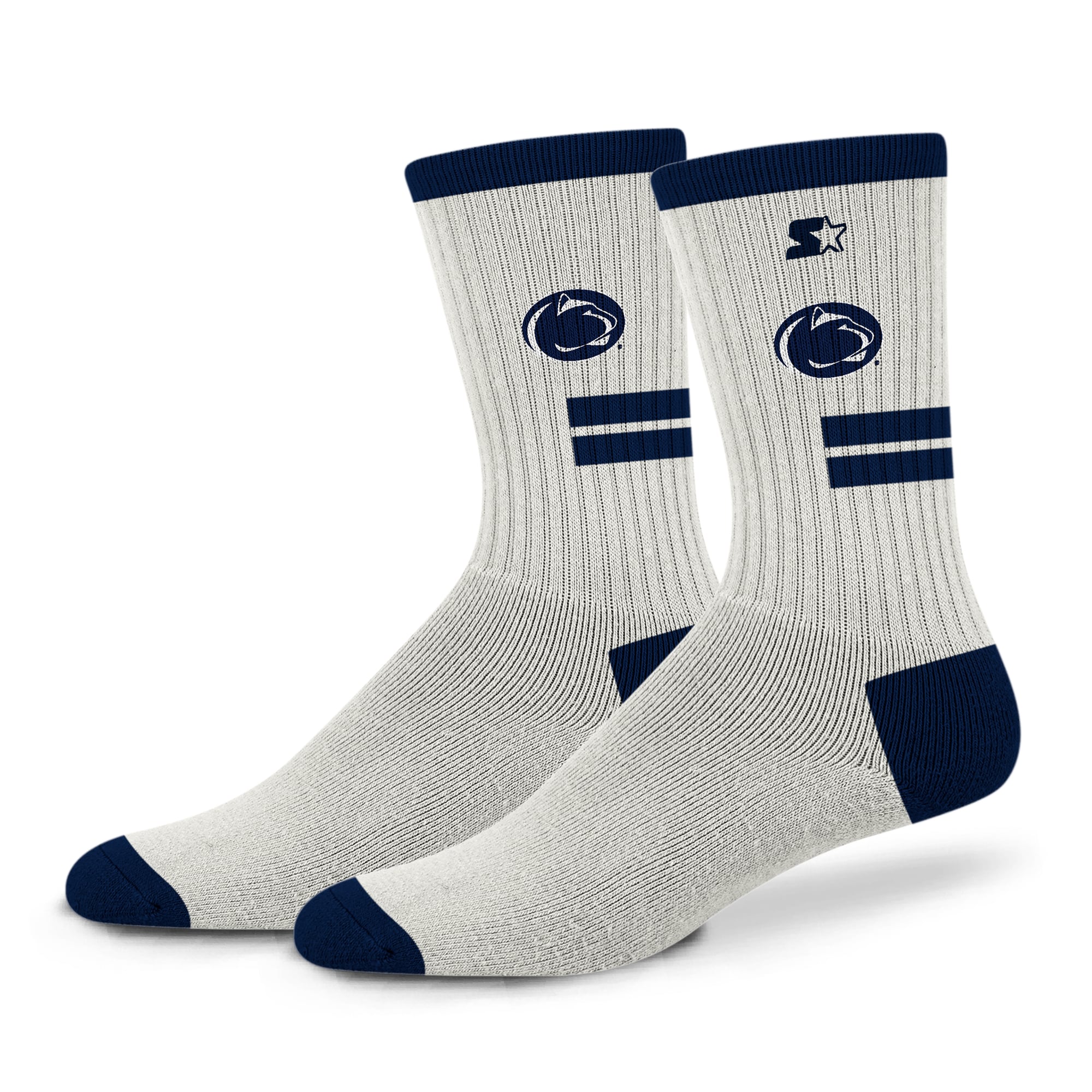 Unisex Starter  Cream Penn State Nittany Lions Premiere Cushioned Crew Socks
