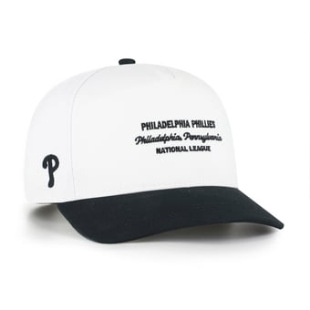 Men's '47 White/Black Philadelphia Phillies Contemporary Two-Tone Hitch Adjustable Hat