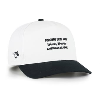 Men's '47 White/Black Toronto Blue Jays Contemporary Two-Tone Hitch Adjustable Hat